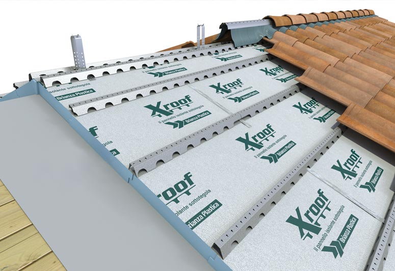 La posa xroof - colmo ventilato La posa xroof - colmo ventilato