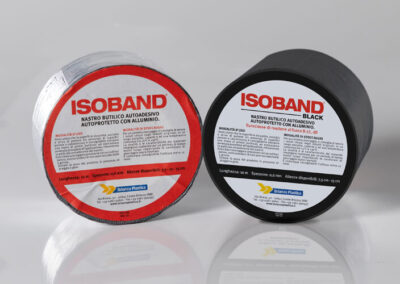 Guaina in alluminio butilico Isoband e Isoband Black